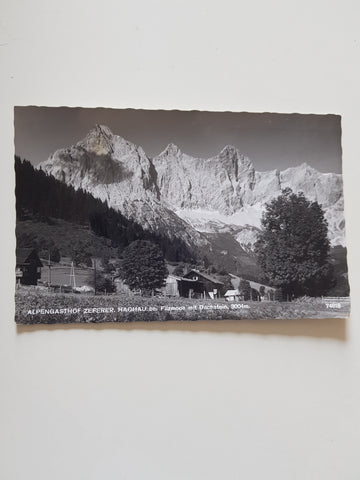 AK Alpengasthof Zeferer. Hachau bei Filzmoos. (1965)