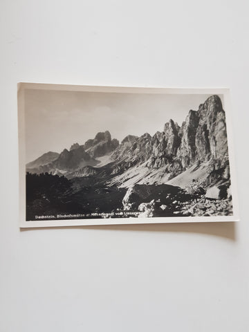 AK Dachstein. Bischofsmütze u. Mosermandl vom Linzerweg.