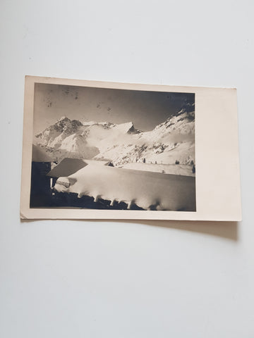 AK Ladenberg Alm mit Hochthron. (1932)