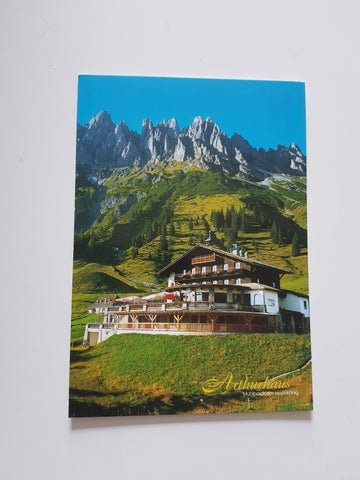 AK Arthurhaus mit Manndlwand (Hochkönig). Mühlbach.