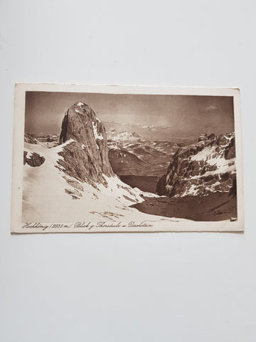AK Hochkönig. Blick gegen Thorsäule u. Dachstein.