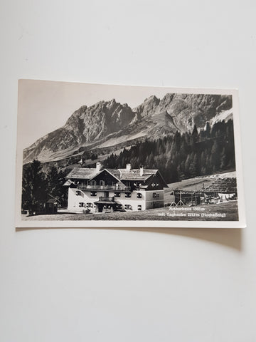 AK Arthurhaus mit Taghaube. (Hochkönig)