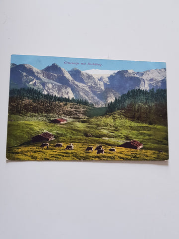 AK Götzenalpe mit Hochkönig.