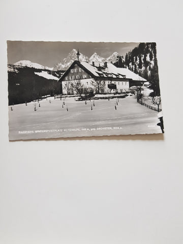 AK Radstadt. Wintersportplatz Seitenalpe. (1958)