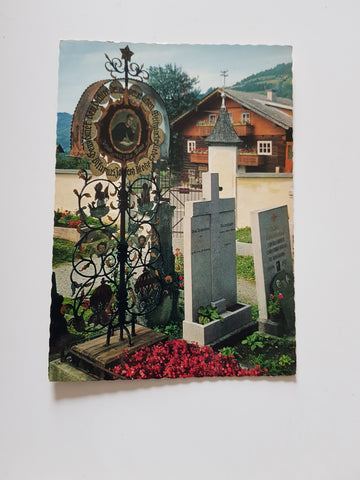 AK Wagrain. Grabstätte des hochw. Pfarrer's Joseph Mohr.