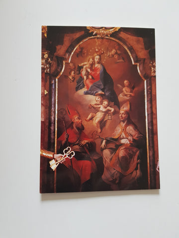 AK Großarl. Pfarrkirche. Kirchenpatrone Hl. Ulrich und Hl. Martin.