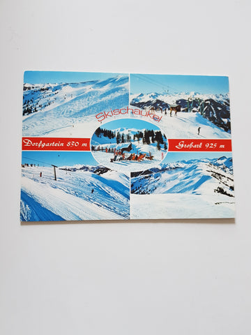 AK Skischaukel Dorfgastein Großarl.
