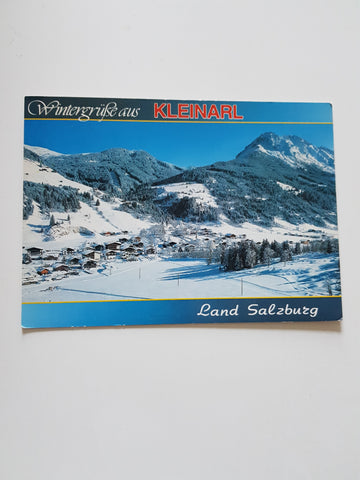 AK Wintergrüße aus Kleinarl.
