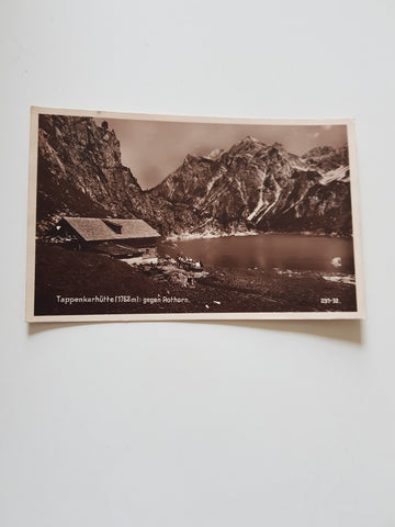AK Tappenkarhütte gegen Rothorn. (1933-34)