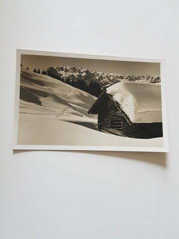 AK Alm unterhalb der Söldenhütte gegen Hochkönig. (1932)