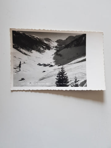 AK Blick auf die Skihütten - Tauchtal bei Altenmarkt im Pongau.