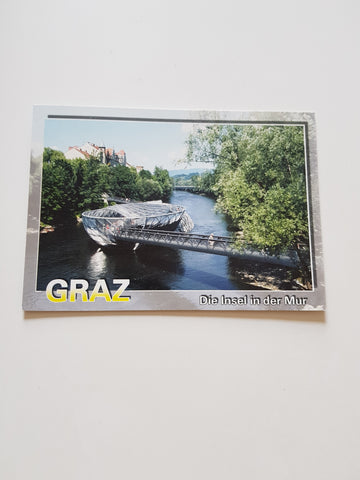 AK Graz. Die Insel in der Mur. Kulturhauptstadt Europas 2003.