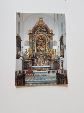AK Graz-Mariahilf. Kloster-, Pfarr- und Wallfahrtskirche. Hochaltar.