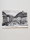 AK Graz. Hauptplatz mit Schloßberg. (1960-61)