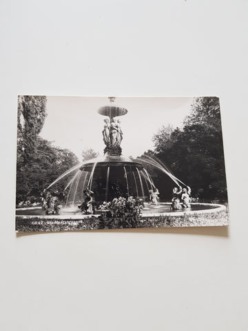AK Graz. Stadtparkbrunnen.