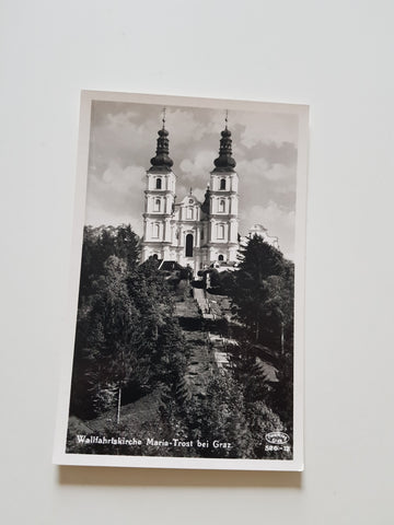 AK Wallfahrtskirche Maria Trost bei Graz.