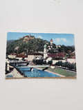 AK Graz. Mur und Schlossberg.