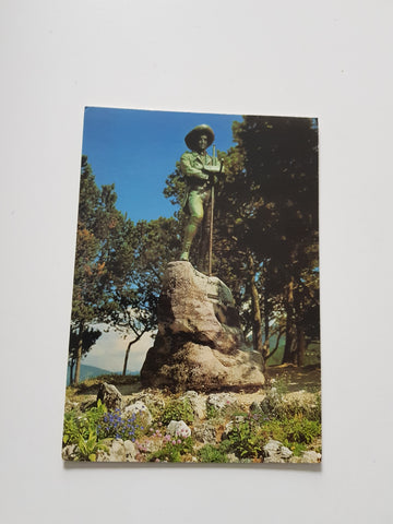 AK Mariazell. Erzherzog Johann Denkmal.