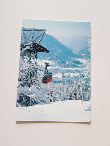 AK Mariazell mit Seilbahn Bürgeralpe.