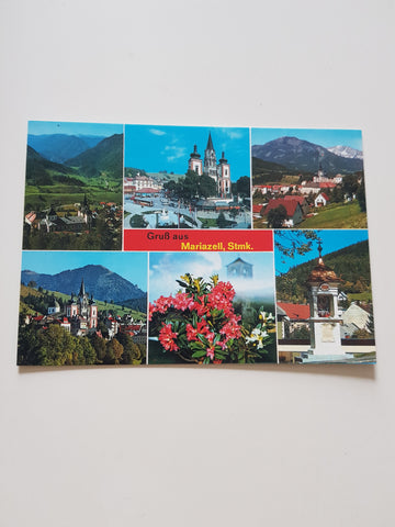 AK Gruß aus Mariazell.