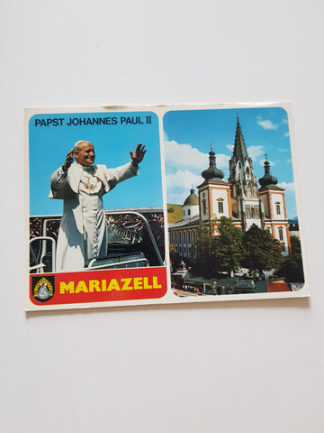 AK Mariazell. Papst Johannes Paul II.