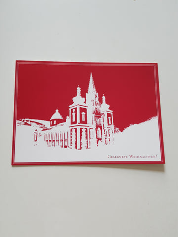 AK Gesegnete Weihnachten. Mariazell.