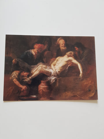 AK Mariazell. Benediktiner-Superiorat. Grablegung Christi Gemälde von Martin Johann Schmidt.