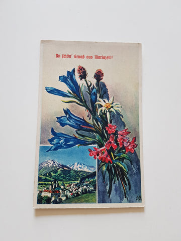 AK An schön' Gruaß aus Mariazell! (1948)