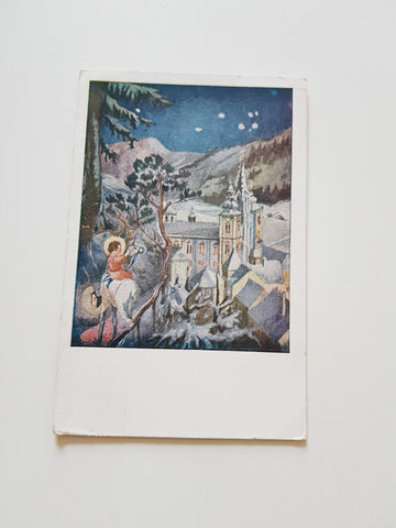 AK Mariazell. Gesegnete Weihnachten.