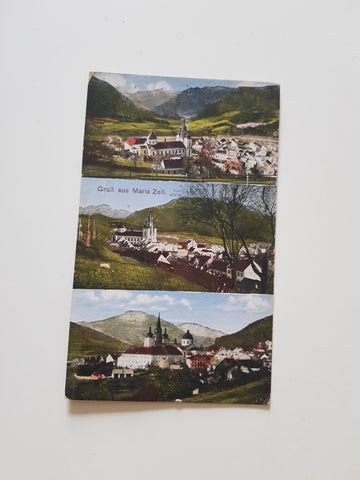 AK Gruß aus Mariazell.