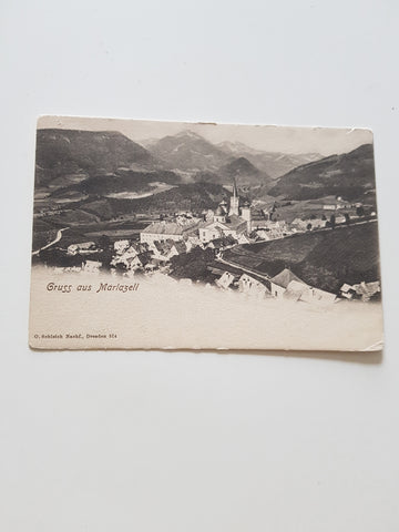 AK Gruss aus Mariazell.