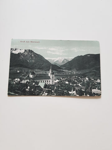 AK Gruss aus Mariazell.