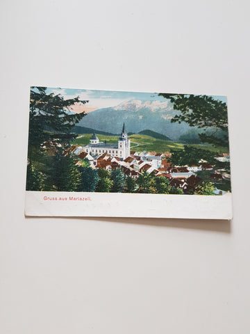 AK Gruss aus Mariazell.