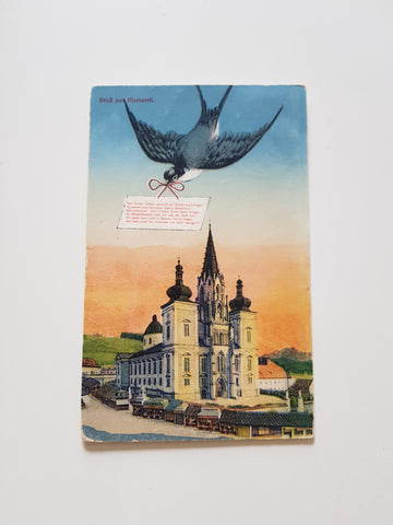 AK Gruss aus Mariazell. (1922-23)