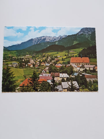 AK Neuberg a. d. Mürz gegen Schneealpe.