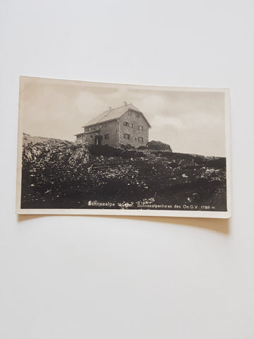 AK Schneealpe. Schneealpenhaus. (1927)
