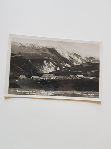 AK Lurgbauerhütte am Ameisbühel mit Mitterbergscheid. (1932)