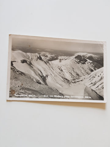 AK Schneealpe. Blick vom Windberg gegen Donnerswand. (1940)
