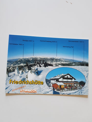 AK Schigebiet Stuhleck. Friedrichshütte. Filzwieser's Berggasthaus KEG. Stuhleck 2.
