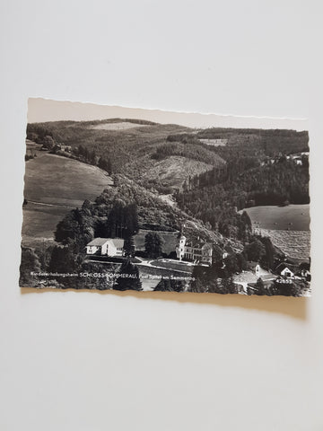 AK Kindererholungsheim Schloss Sommerau, Post Spital am Semmering. (1958)