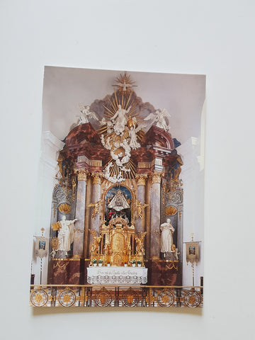 AK Pfarr- und Wallfahrtskirche Frauenberg - Maria Rehkogel. Hochaltar.