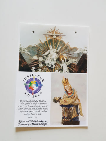 AK Pfarr- und Wallfahrtskirche Frauenberg - Maria Rehkogel.