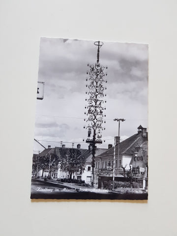 AK Kindberg im Mürztal. Maibaum. (1964)