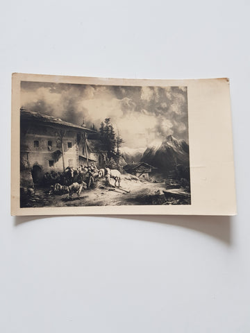 AK Rast an der Tauernstraße. Altes Bild. (1934)