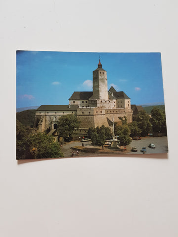 AK Burg Forchtenstein. Blick von Westen.