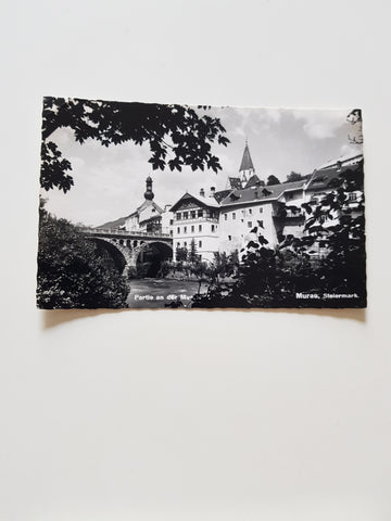 AK Murau. Partie an der Mur. (1962)
