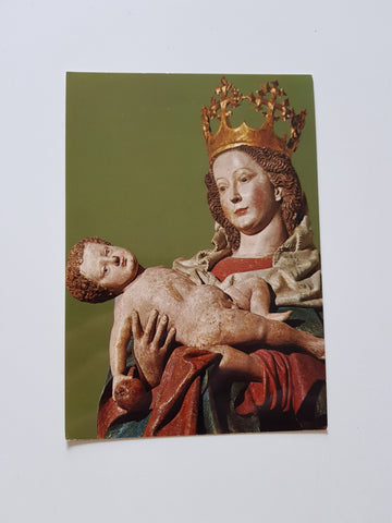 Karte Madonna mit Kind, Abtei St. Lambrecht.