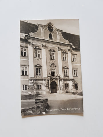 AK St. Lambrecht. Stiftseingang.