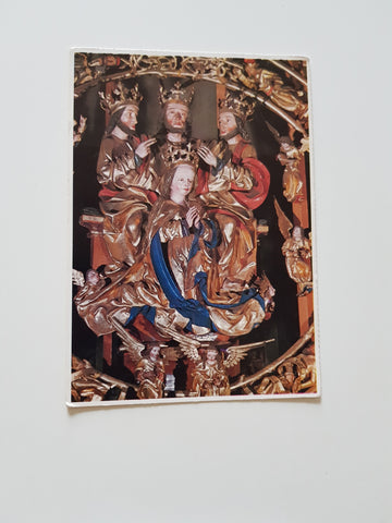 AK Seckau. Stiftskirche. Bischofskapelle Maria-Krönungs-Altar.