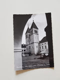 AK Benediktiner-Abtei Seckau. Klosterhof mit Kirche. (1964)